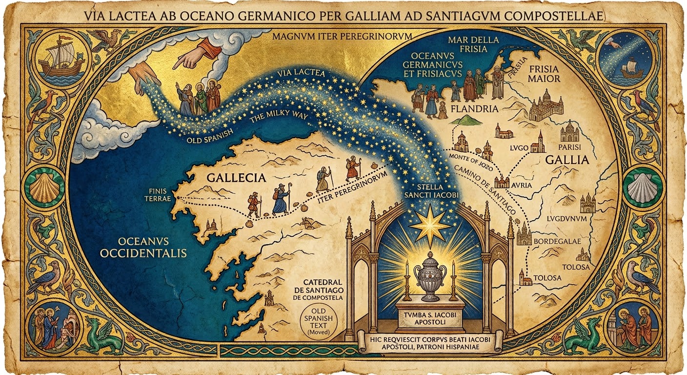 La Via Lattea: la strada di Santiago de Compostela