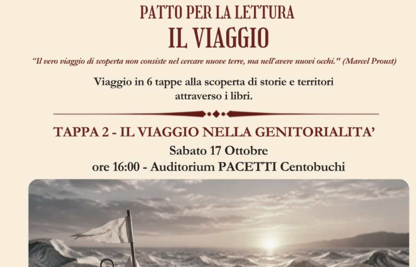 Nuovo appuntamento sul tema del “Viaggio”